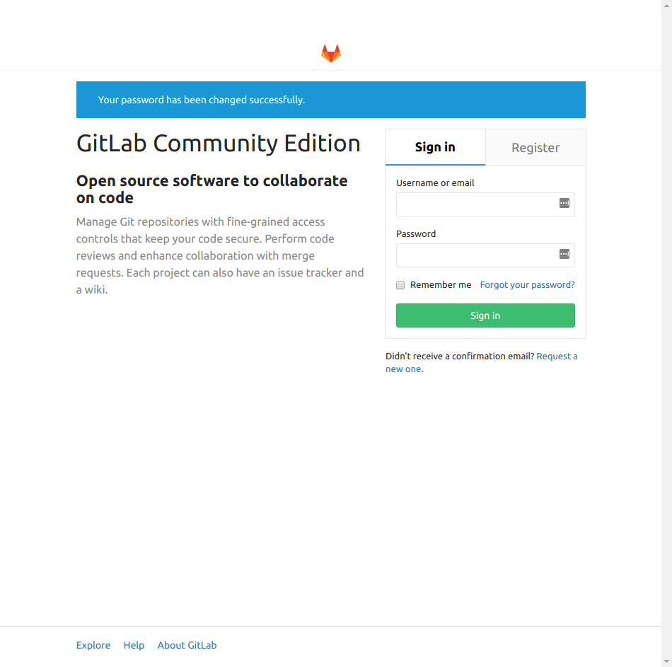 GitLab Login