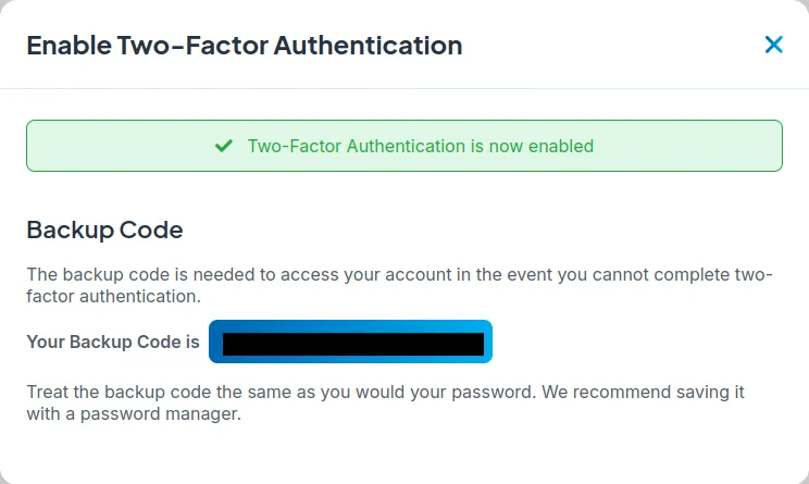 2FA Enabled