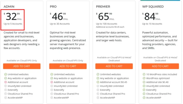 cPanel pricing and self-hosted alternatives
