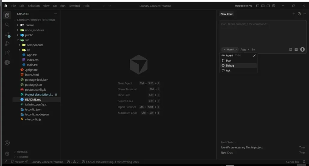 Cursor interface
