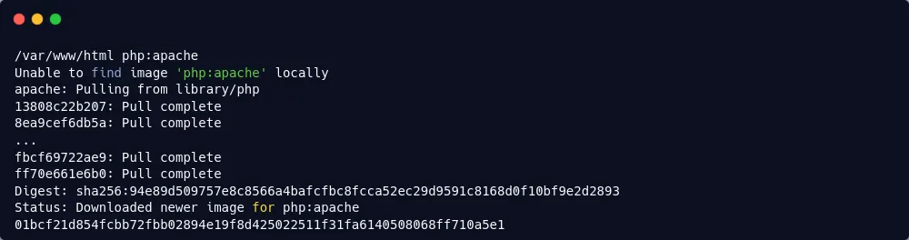 Docker run Apache on a VPS