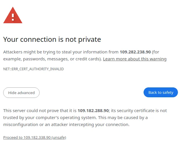 HTTPS Webmin